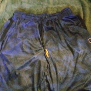 And 1 shorts, lightly used, Medium, Blue Black and Orange